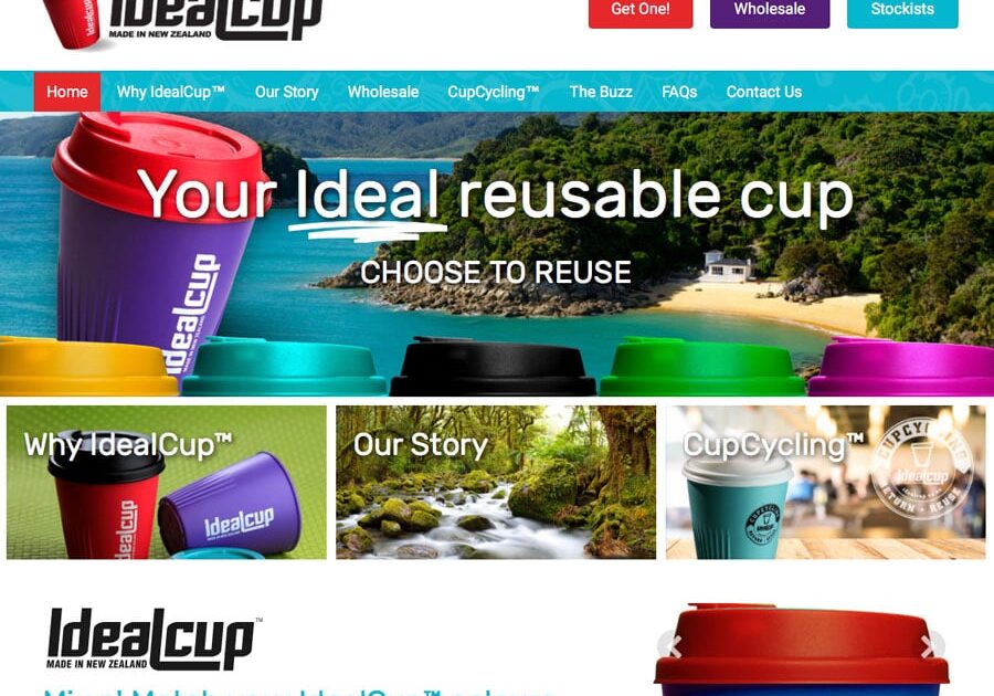 ic1 IdealCup Motueka website design