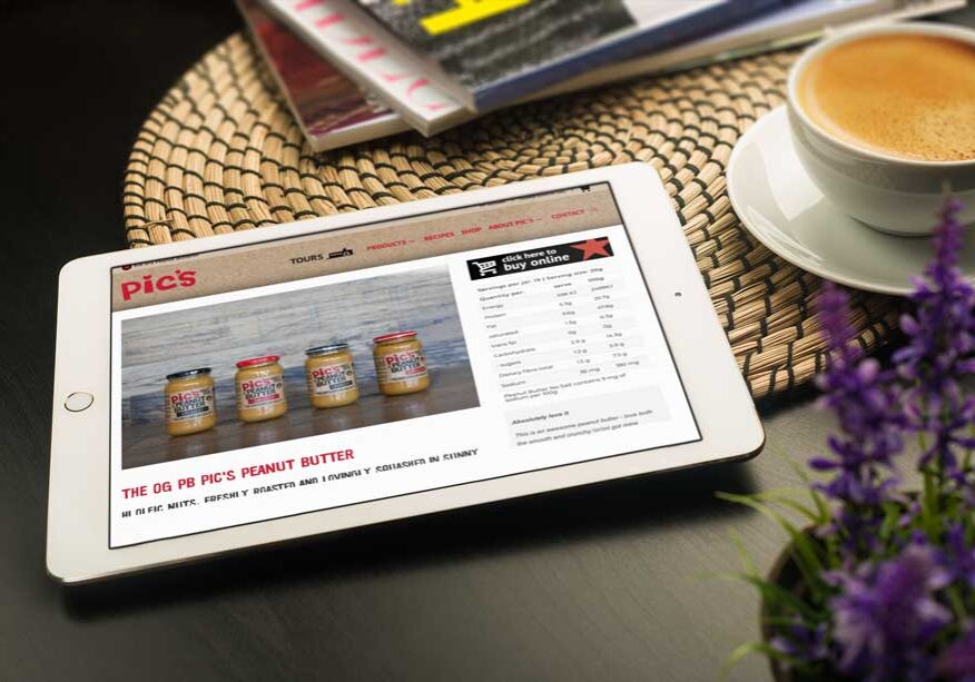 Nelson markets website design