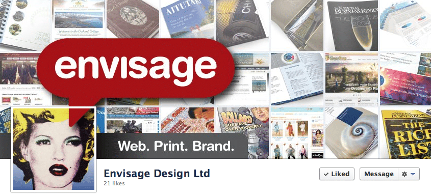 Envisage facebook header